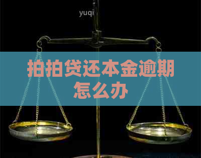 还本金逾期怎么办