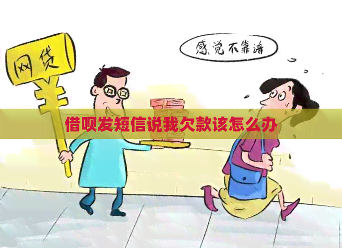 借呗发短信说我欠款该怎么办