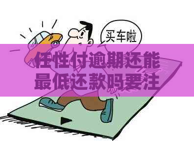 任性付逾期还能更低还款吗要注意什么