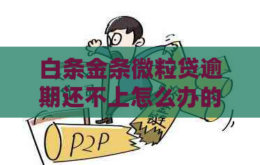 白条金条微粒贷逾期还不上怎么办的影响及后果