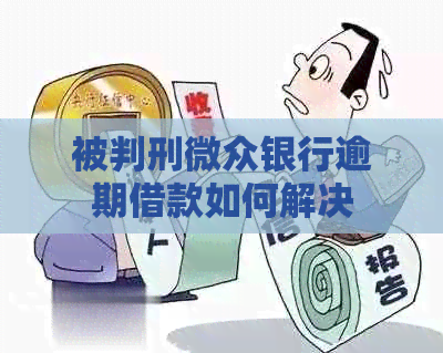 被判刑微众银行逾期借款如何解决