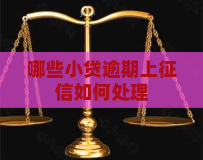 哪些小贷逾期上如何处理