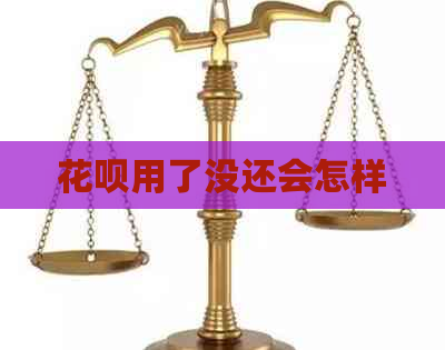 花呗用了没还会怎样