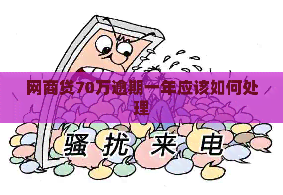 网商贷70万逾期一年应该如何处理