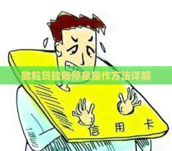 微粒贷挂账停息操作方法详解