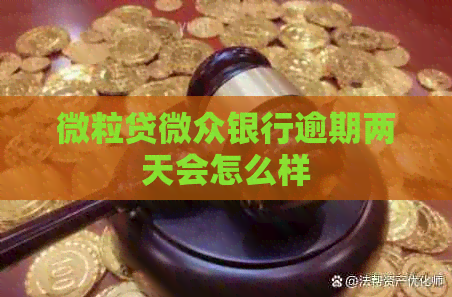 微粒贷微众银行逾期两天会怎么样