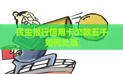 民生银行信用卡欠款五千如何处理