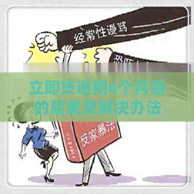 立即贷逾期6个月后的后果及解决办法