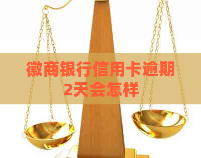 徽商银行信用卡逾期2天会怎样