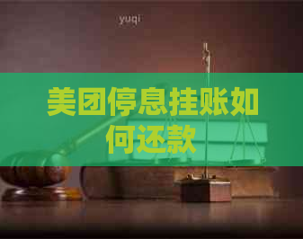 美团停息挂账如何还款