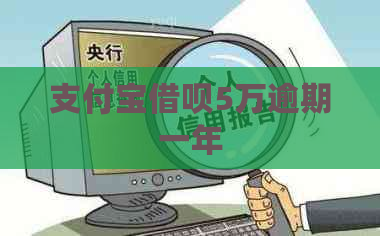 支付宝借呗5万逾期一年