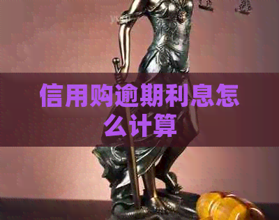 信用购逾期利息怎么计算