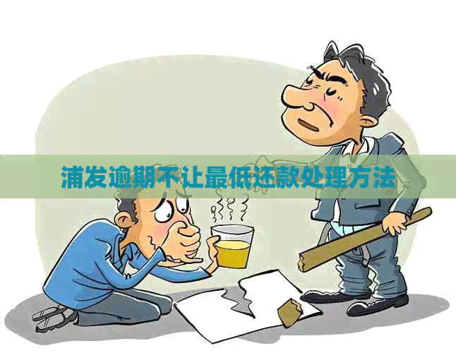浦发逾期不让更低还款处理方法