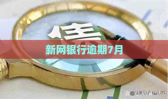 新网银行逾期7月