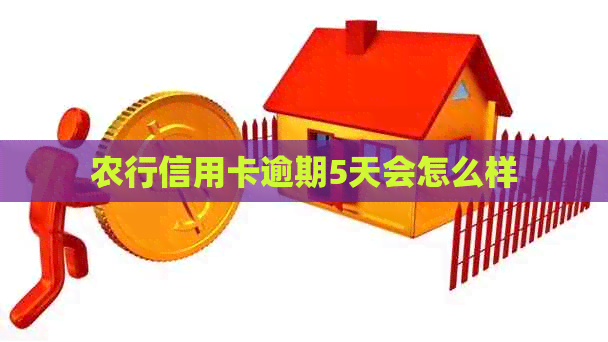 农行信用卡逾期5天会怎么样