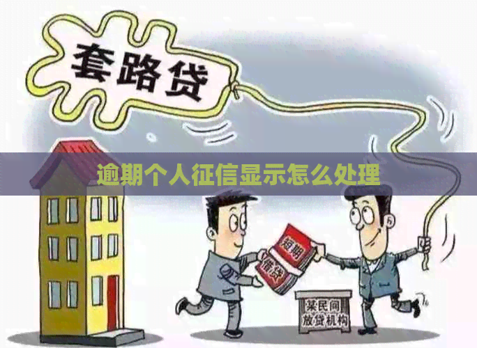 逾期个人显示怎么处理