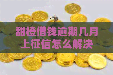 甜橙借钱逾期几月上怎么解决
