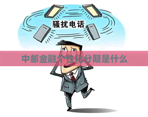 中邮金融个性化分期是什么