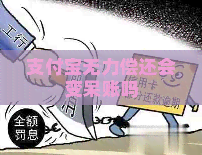 支付宝无力偿还会变呆账吗
