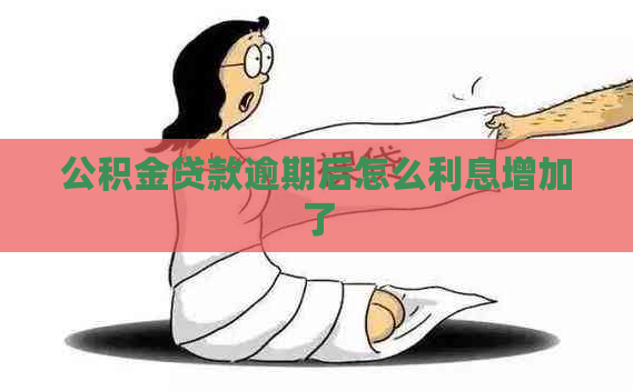 公积金贷款逾期后怎么利息增加了