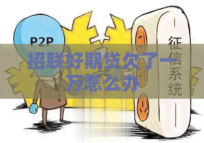 招联好期贷欠了一万怎么办