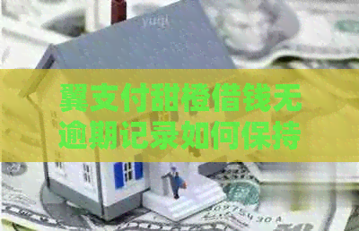 翼支付甜橙借钱无逾期记录如何保持