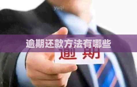 逾期还款方法有哪些