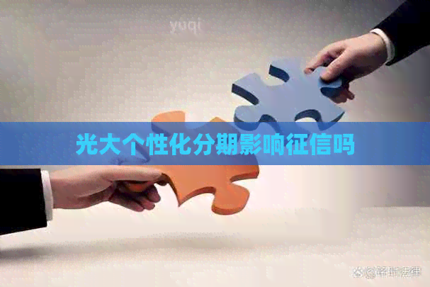 光大个性化分期影响吗