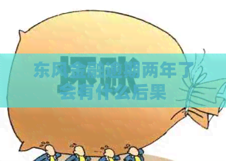 东风金融逾期两年了会有什么后果