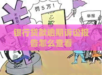 银行贷款逾期诉讼报告怎么查看