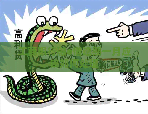 工商银行融e借逾期一月应该如何处理