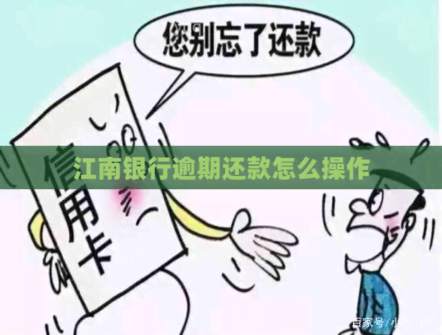 江南银行逾期还款怎么操作
