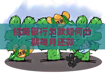 招商银行欠款如何分期每月还款
