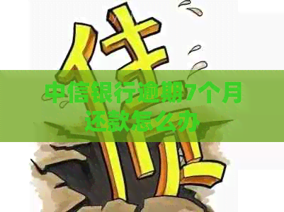 中信银行逾期7个月还款怎么办
