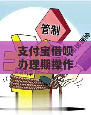 支付宝借呗办理期操作流程