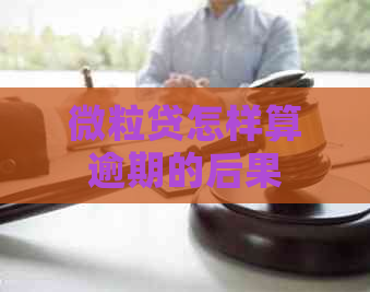 微粒贷怎样算逾期的后果