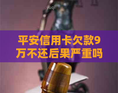 平安信用卡欠款9万不还后果严重吗