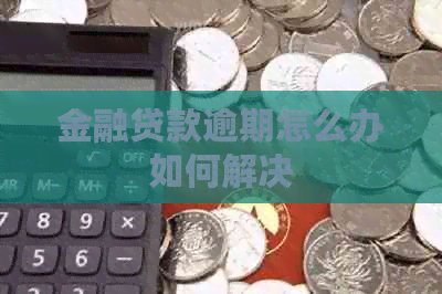 金融贷款逾期怎么办如何解决