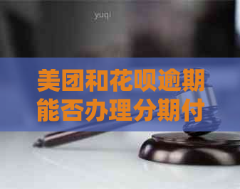 美团和花呗逾期能否办理分期付款