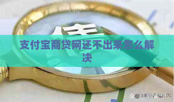 支付宝商贷网还不出来怎么解决