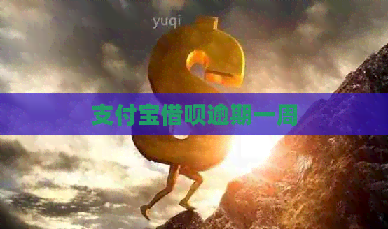 支付宝借呗逾期一周