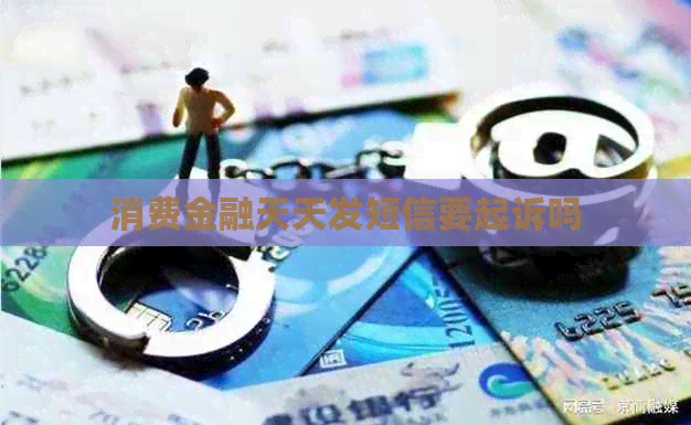 消费金融天天发短信要起诉吗