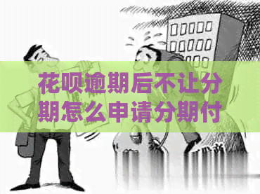 花呗逾期后不让分期怎么申请分期付款