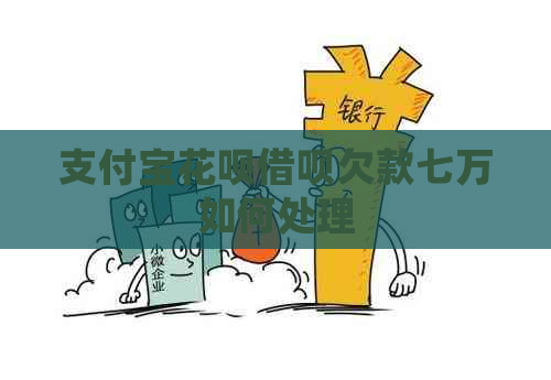 支付宝花呗借呗欠款七万如何处理