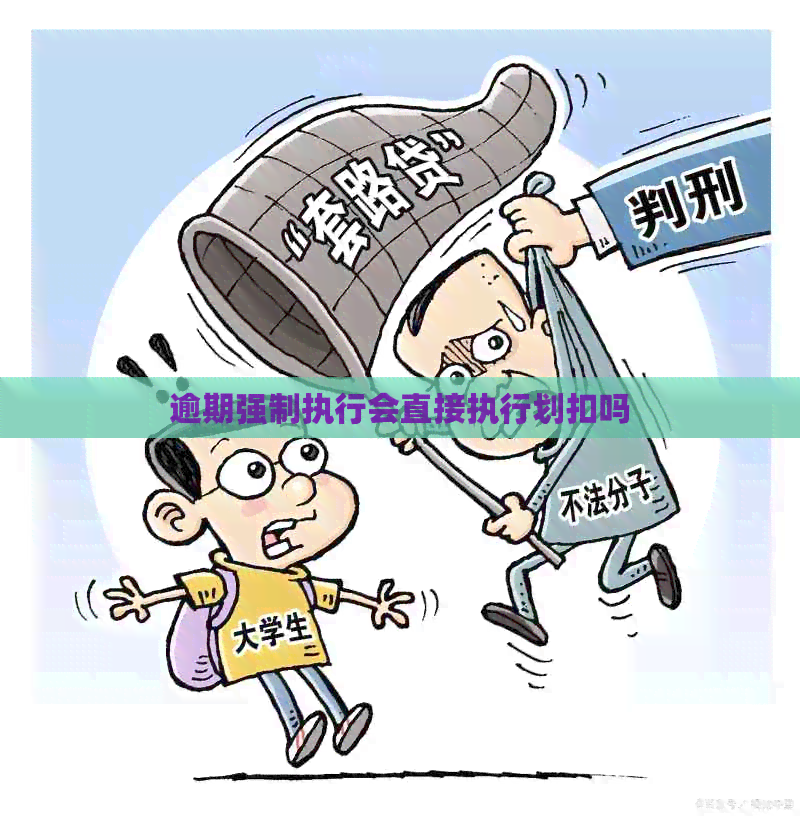 逾期强制执行会直接执行划扣吗