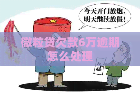 微粒贷欠款6万逾期怎么处理