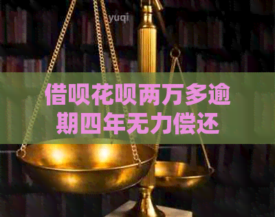 网贷信用卡两万多逾期四年无力偿还