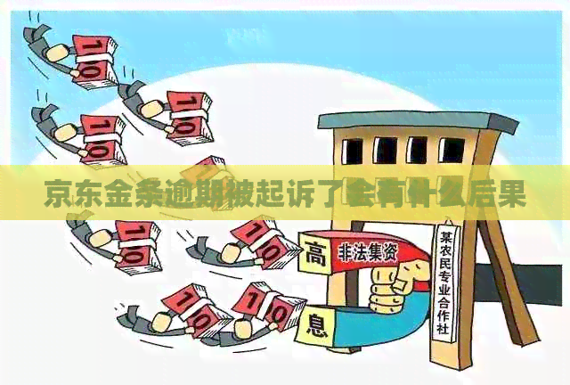 京东金条逾期被起诉了会有什么后果