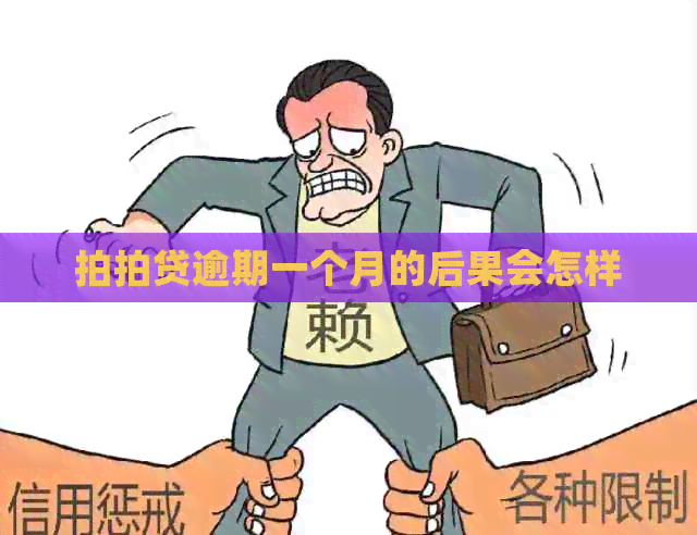 逾期一个月的后果会怎样