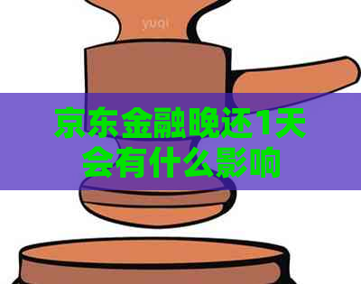 京东金融晚还1天会有什么影响